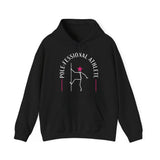 Pole-Fessional Athlete Hoodie, Pole Dance Hooded Sweatshirt, Pole Dancer Gift, Pole Dancing Hoodie