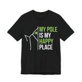 Pole Dancing Tee - My Pole is My Happy Place T-Shirt
