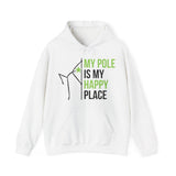 My Pole is my Happy Place Hoodie, Pole Dance Gift