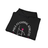 Pole-Fessional Athlete Hoodie, Pole Dance Hooded Sweatshirt, Pole Dancer Gift, Pole Dancing Hoodie