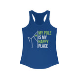 Racerback Tank - My Pole is My Happy Place Pole Dance Tank