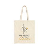 Treasured Pole Dancer Cotton Canvas Tote Bag