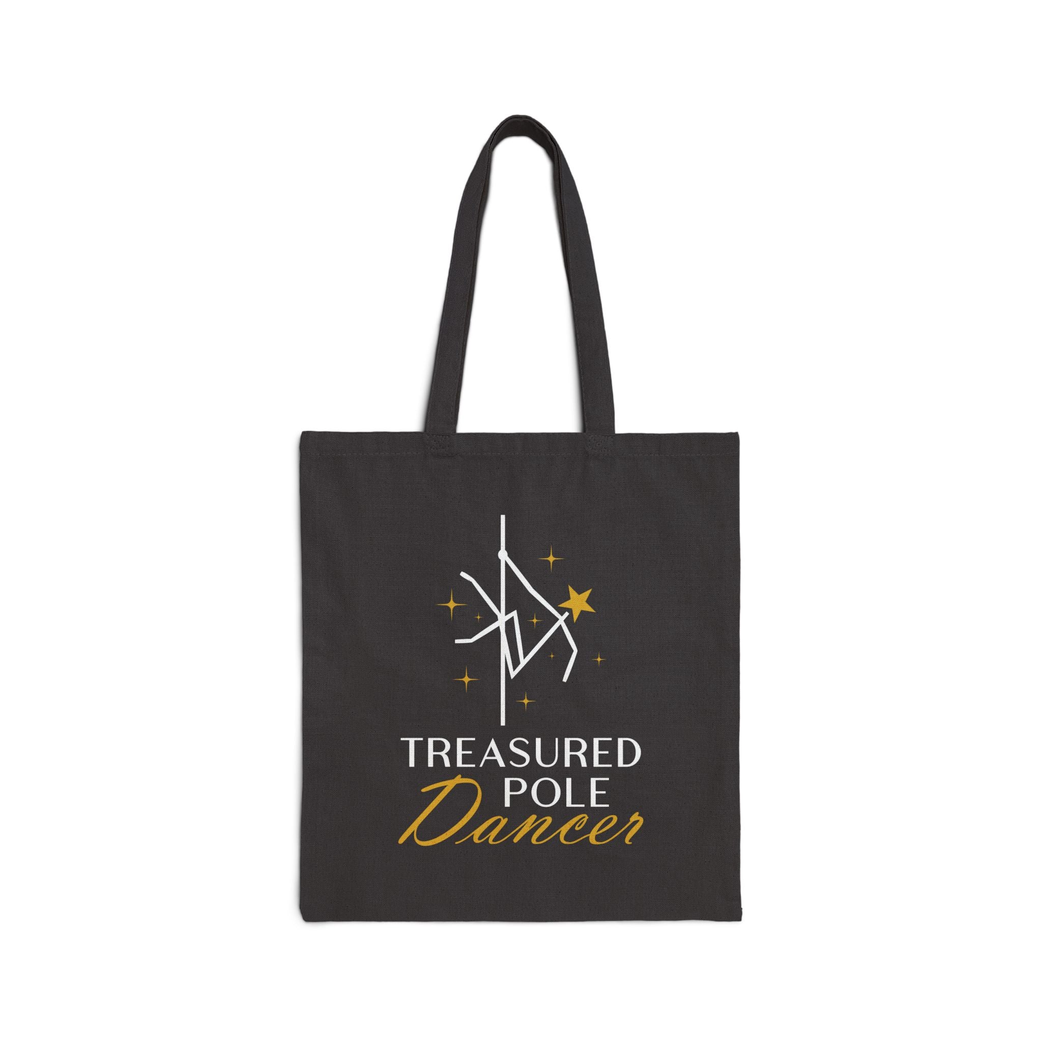 Treasured Pole Dancer Cotton Canvas Tote Bag