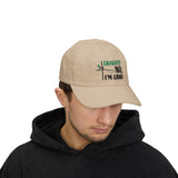Gravity? No, I'm Good Classic Dad Cap - Relaxed Fit White Hat for Casual Wear