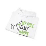 My Pole is my Happy Place Hoodie, Pole Dance Gift
