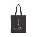 Pole Dance Art in Motion Cotton Canvas Tote Bag