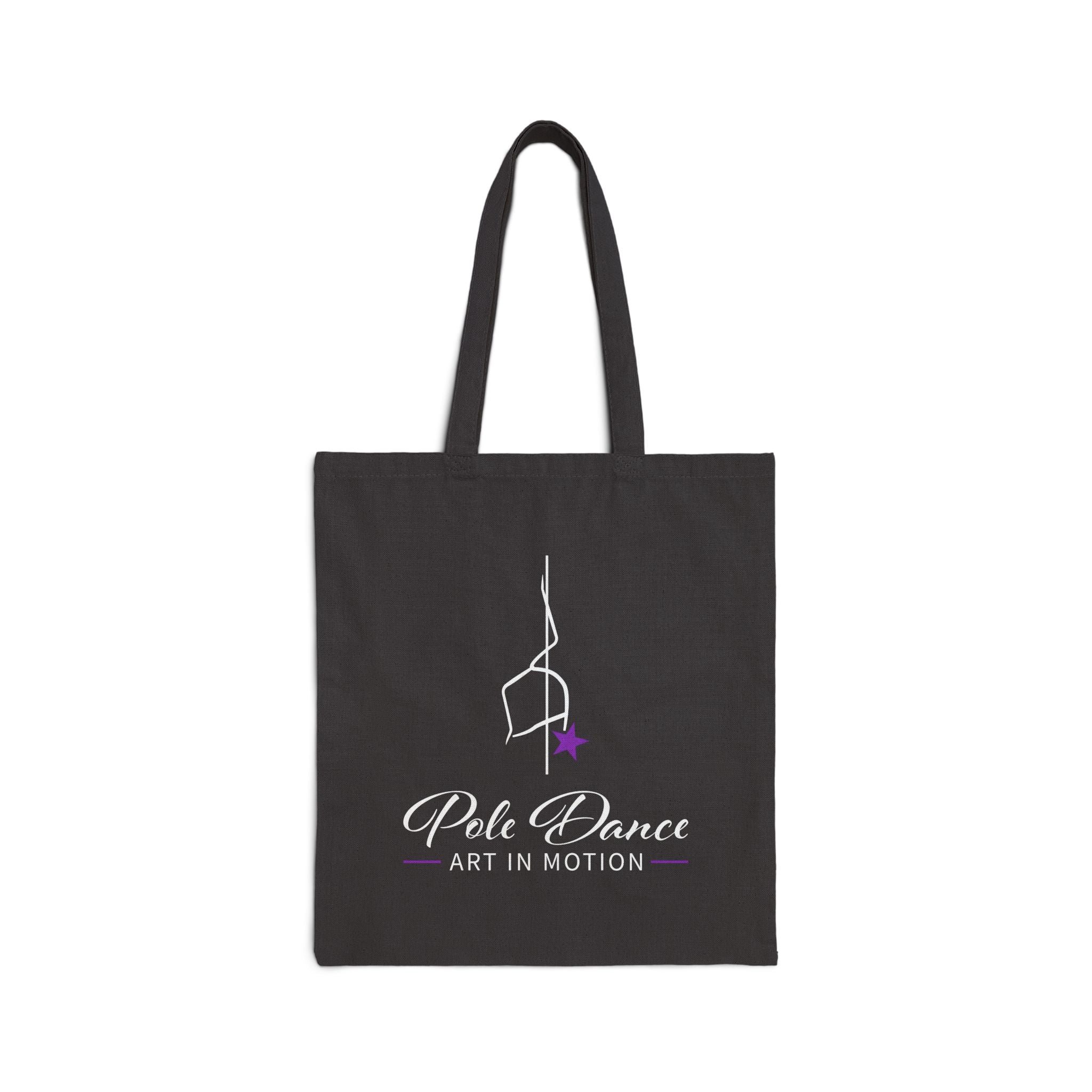Pole Dance Art in Motion Cotton Canvas Tote Bag
