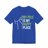 Pole Dancing Tee - My Pole is My Happy Place T-Shirt