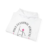 Pole-Fessional Athlete Hoodie, Pole Dance Hooded Sweatshirt, Pole Dancer Gift, Pole Dancing Hoodie