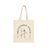 Pole-fessional Athlete Cotton Canvas Tote Bag