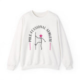 Pole Dance Sweatshirt - Pole-fessional Athlete, Gift for Dancers
