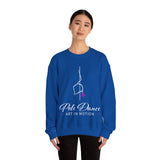 Pole Dance Sweatshirt - Pole Dance Art in Motion, Gift for Dancers