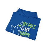 My Pole is my Happy Place Hoodie, Pole Dance Gift