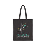 I Sparkle on the Pole Cotton Canvas Tote Bag
