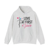 Pole Dance Hoodie, Love at First Spin Hooded Sweater