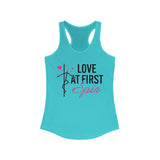 Pole Dance Racerback Tank - Love at First Spin Ideal Tank